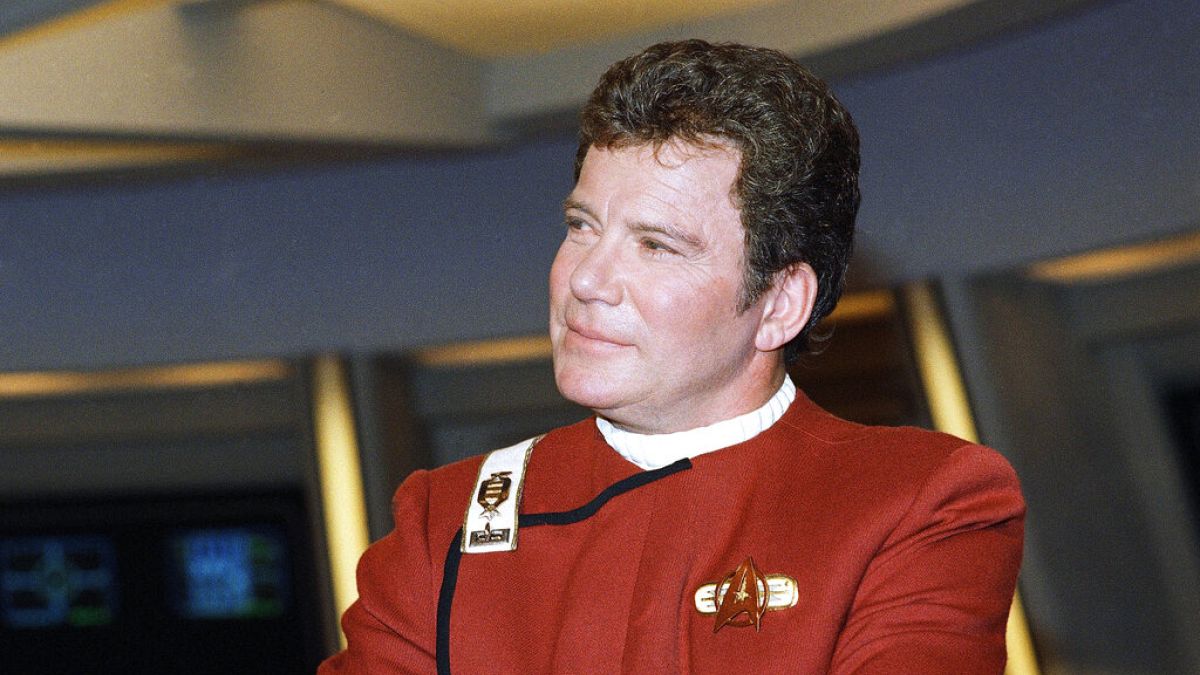 Photo de l'acteur William Shatner, capitaine Kirk dans Star Trek, 1998