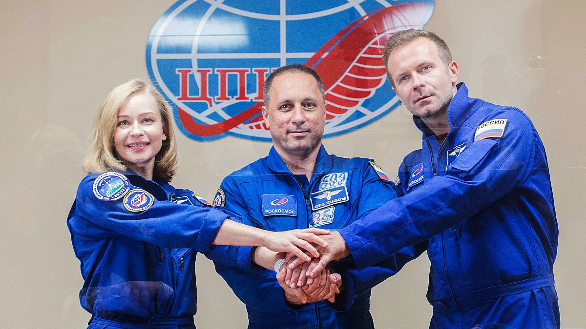 The crew aims to shoot the first movie in space