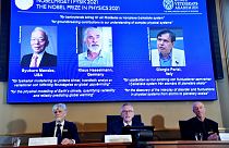 الإعلان عن جائزة نوبل للفيزياء، ستوكهولم 5 أكتوبر 2021