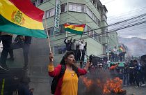 Prosiguen las protestas de los cocaleros en La Paz