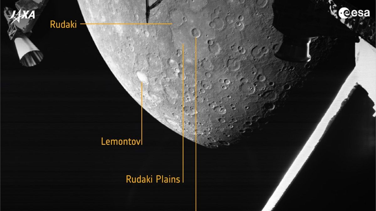 Uno de los primeros retratos de Mercurio a solo 1.000 km de la superficie.