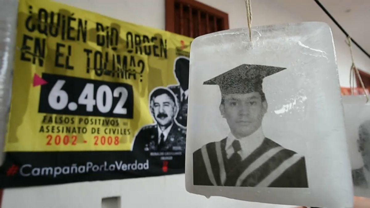 Una de las víctimas de las ejecuciones extrajudiciales en Colombia