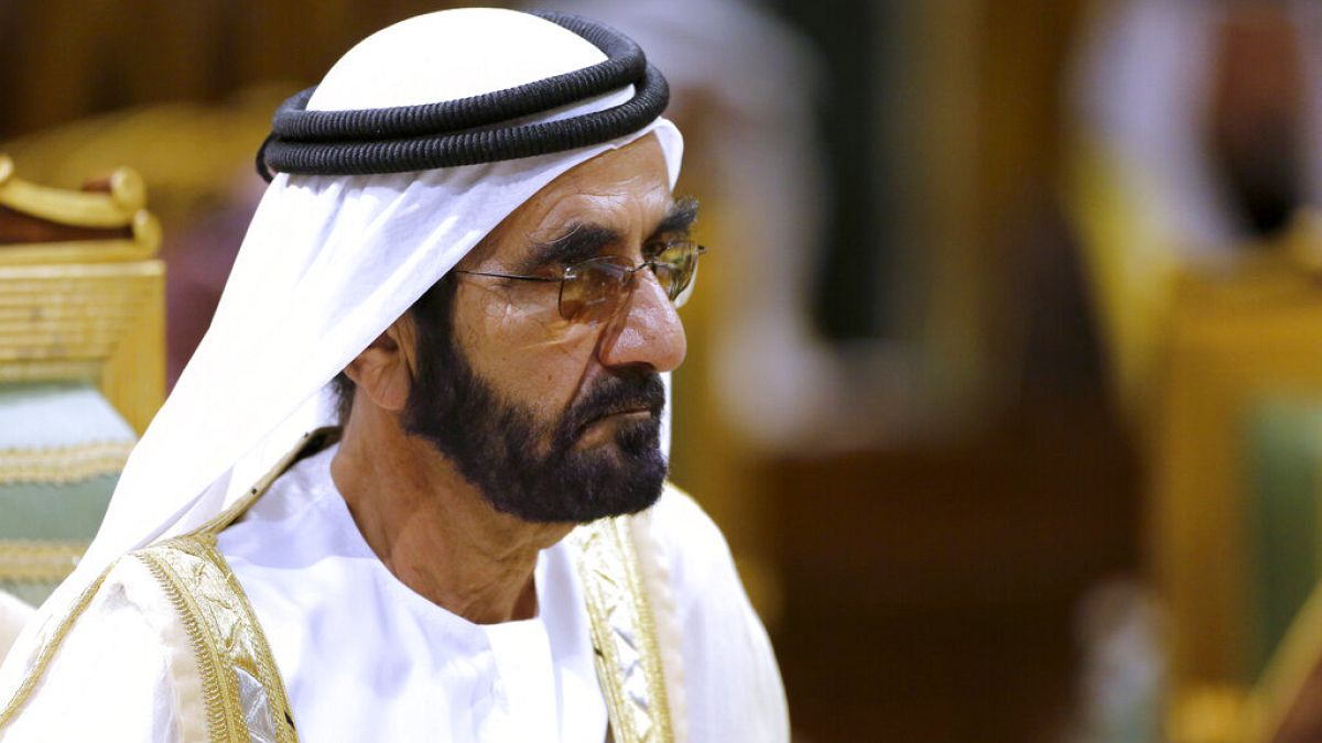 Dubai ruler Sheikh Mohammed bin Rashid Al Maktoum attends the 40th Gulf Cooperation Council Summit in Riyadh, Saudi Arabia, December 10, 2019.