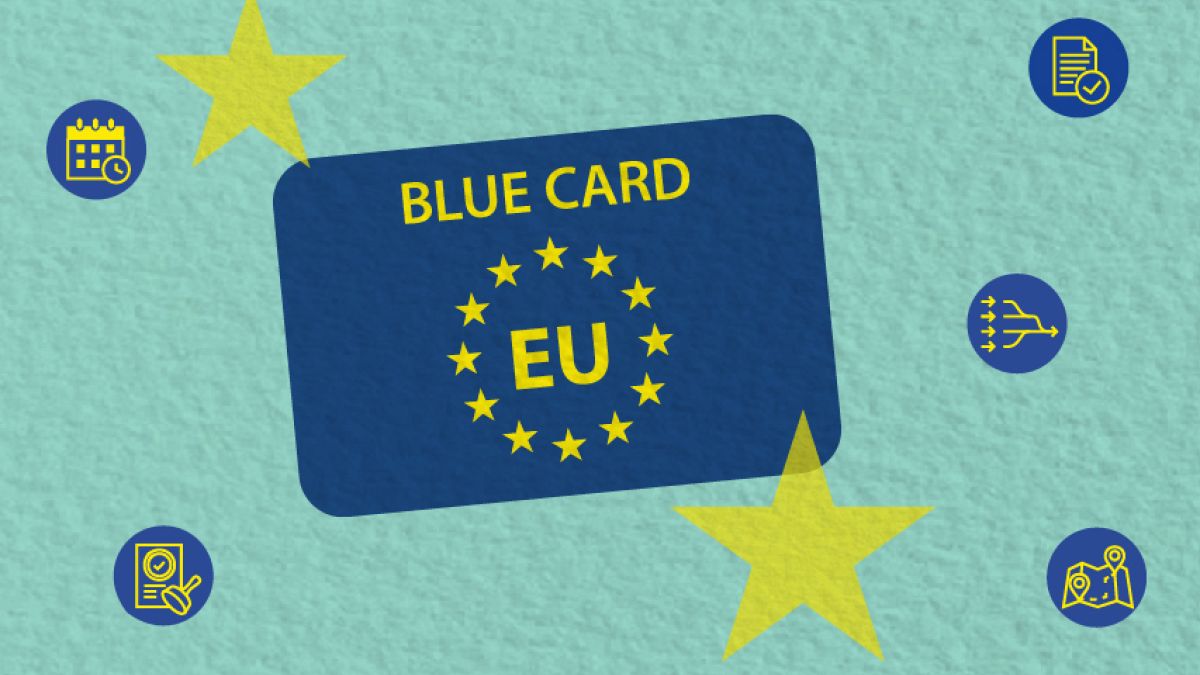 "البطاقة الزرقاء ء للاتحاد الأوروبي" أو "البلو كارد"
