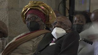 South Africa: Desmond Tutu marks 90th birthday with rare public appearance