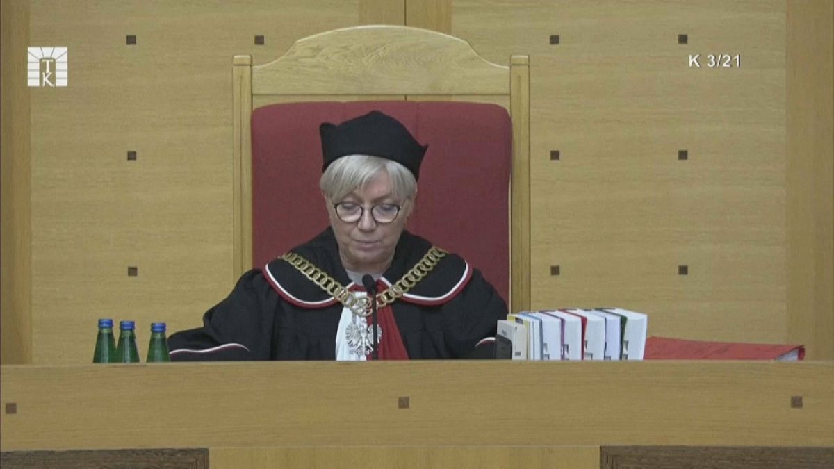 La presidenta del Tribunal Constitucional de Polonia