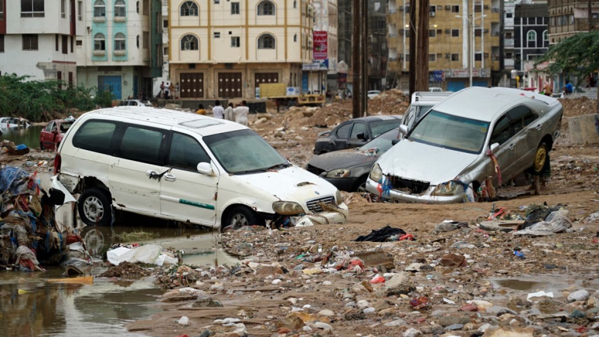 أضرار اعصار شاهين - اليمن 07 أوكتوبر 2021