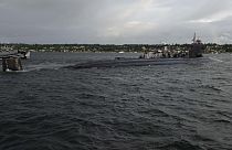 ABD Donanmasına ait "USS Connecticut" nükleer savaş denizaltısı