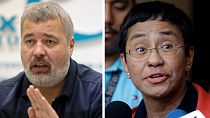 Jornalistas Dmitry Muratov (Novaya Gazeta, Rússia) e Maria Ressa (Rappler) distinguidos