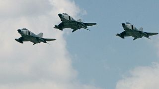 30 Ağustos Zafer Bayramı'nda Ankara'da gösteri düzenleyen Türk savaş uçakları