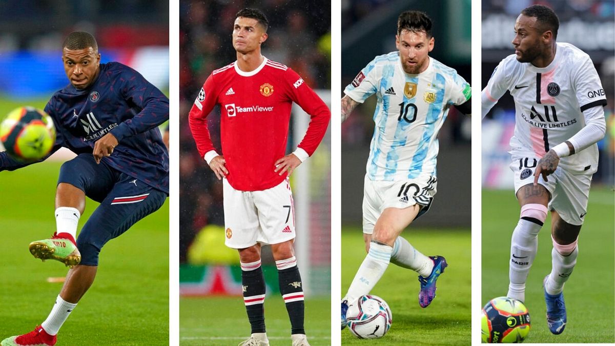 Kylian Mbappe, Cristiano Ronaldo, Lionel Messi, Neymar : 4 des footballeurs nommés pour le prochain Ballon d'Or