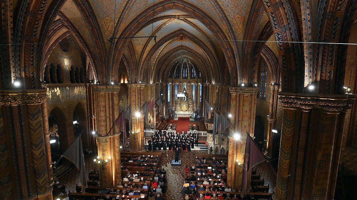 Az első Liszt Ünnep Nemzetközi Kulturális Fesztivál nyitókoncertje a Mátyás-templomban 2021. október 8-án.