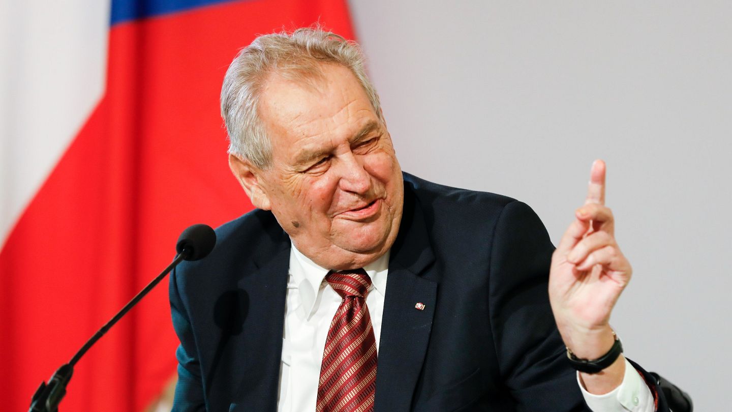 Czech President Milos Zeman hospitalised in intensive care day after parliamentary election | Euronews