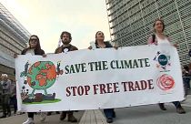 Марш "За климат" в Брюсселе