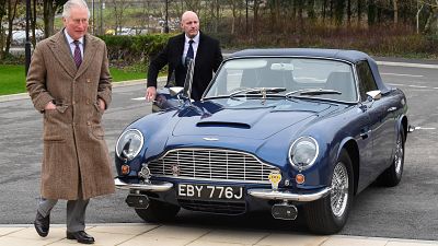 Prince Charles runs his beloved Aston Martin on bioethanol derived from wine and cheese whey. Prince Charles runs his beloved Aston Martin on bioethanol derived from wine and cheese whey.
