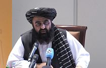 Amir Khan Muttaqi, ministre des Affaires étrangères du gouvernement par intérim taliban, Doha, Qatar, 11 octobre 2021