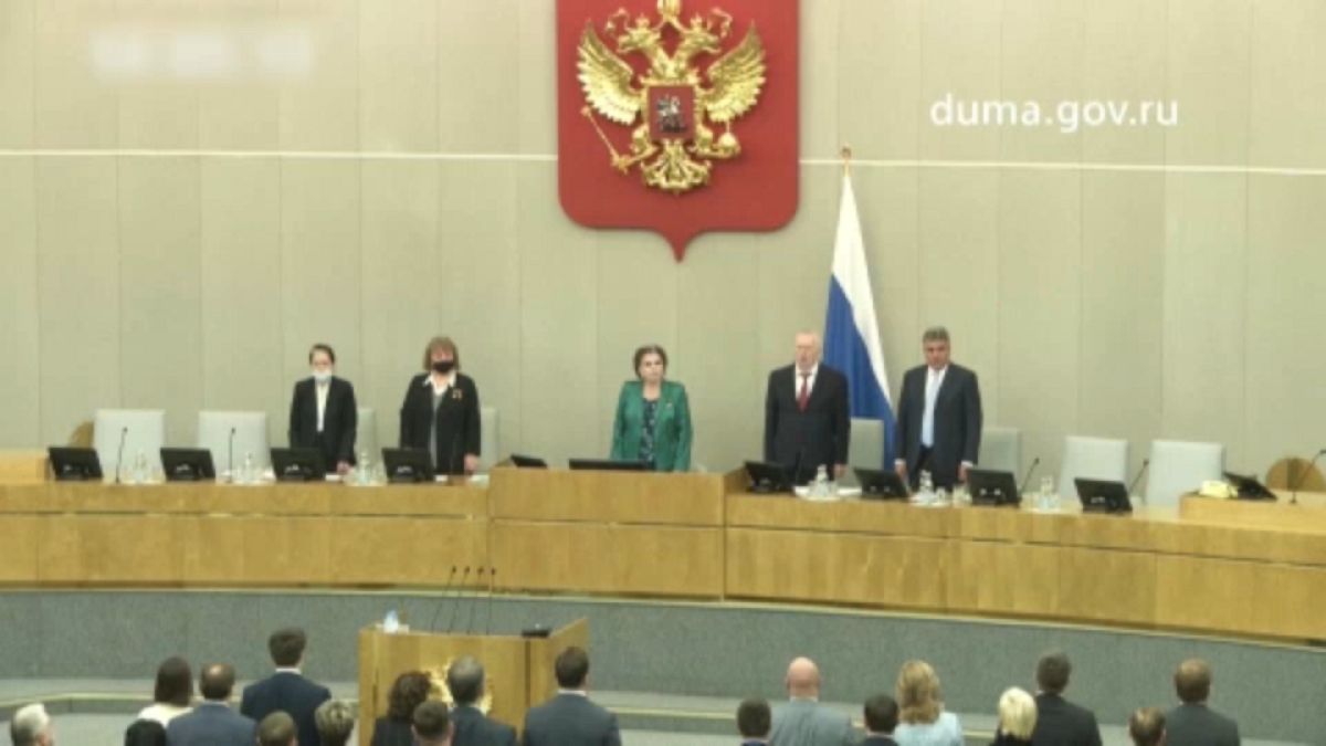 Primeira sessão plenária da nova Duma