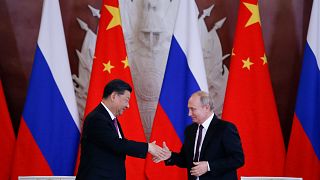 Çin Devlet Başkanı Şi Cinping - Rusya Devlet Başkanı Vladimir Putin