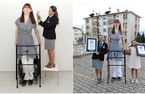 Die Türkin Rumeysa Gelgi wurde von Guinness World Records als größte Frau der Welt bestätigt