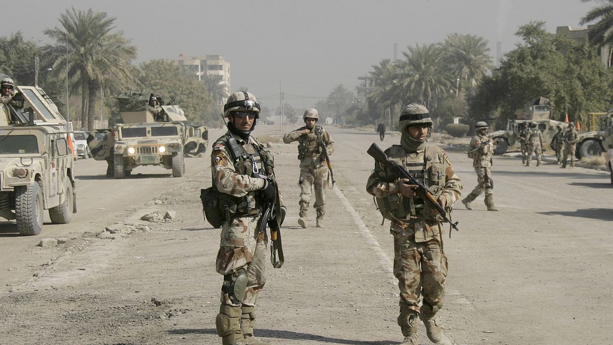 عکس آرشیوی از نیروهای عراقی