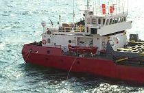 The Vera Su ran into cliffs in the Black Sea off the coast of northern Bulgaria.