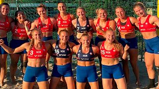 The Norwegian Women's Beach Handball team had protested against the uniform policies in July.