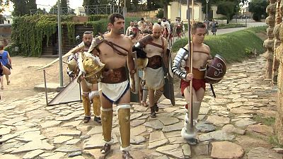 شاهد: مهرجان مدينة ميريدا الإسبانية يعيد  إحياء الماضي الروماني