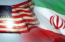 ABD-İran bayrakları