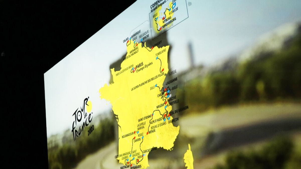 Le tracé du Tour de France 2022, présenté à Paris le 14/10/2021