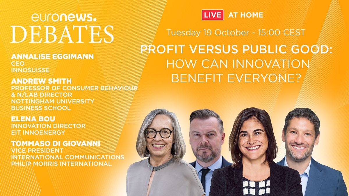 Euronews Debates: How can innovation benefit everyone?