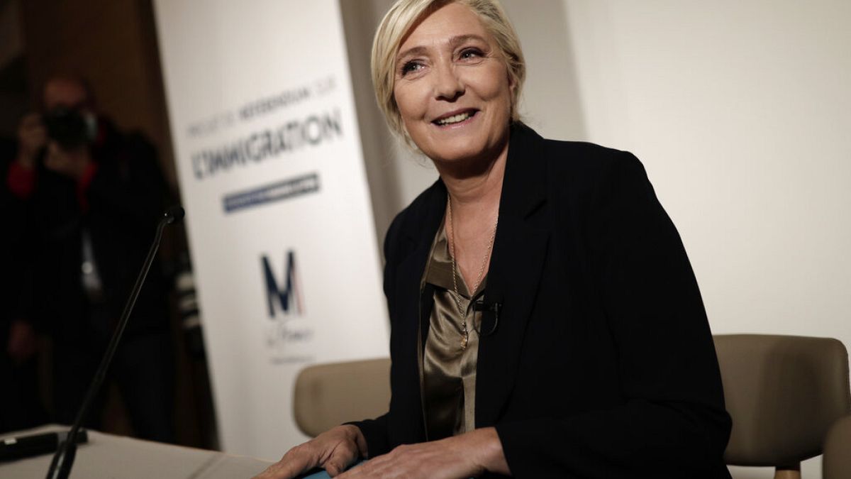 Ulusal Birlik Partisi lideri Marine Le Pen