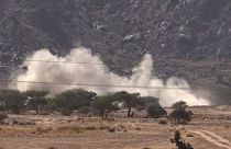 حملات توپخانه‌ای نیروهای دولتی به مواضع حوثی‌ها در مأرب