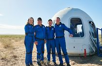 William Shatner and the Blue Origin astronauts