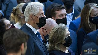 Bill Clinton et Hillary aux dernières commémorations des attentats du 11 septembre à New York, 11/09/2021