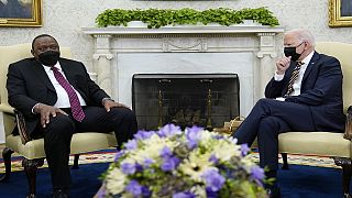Biden meets with Kenya's Kenyatta at White House