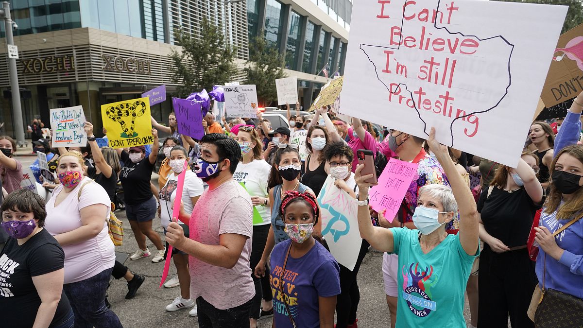 تظاهرات مخالفان قانون محدودیت سقط جنین/ تگزاس