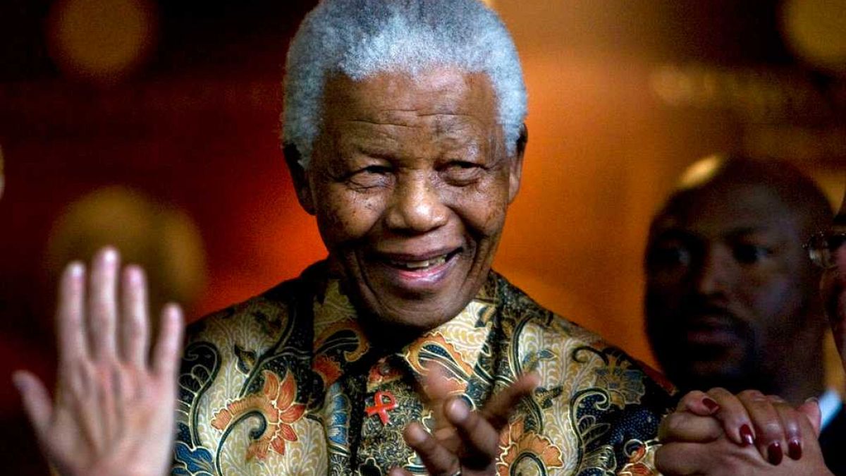Güney Afrika'nın eski devlet başkanı Nelson Mandela