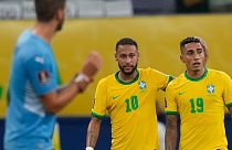 پیروزی قاطع برزیل مقابل اروگوئه