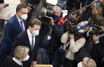 Sebastian Kurz diese Woche im österreichischen Parlament
