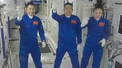 Das Austronauten-Team der chinesischen Weltraummission
