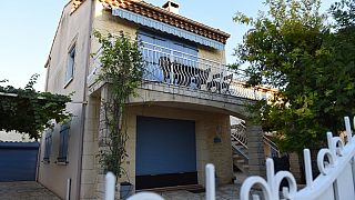 Haus der enthaupteten Rentnerin in Agde in Südfrankreich