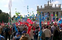 Le sfumature politiche della manifestazione sindacale a Roma  