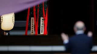 Japonya Başbakanı Fumio Kişida, Şinto inancı tapınağına saksıda "kutsal Masakaki çiçeği" gönderdi