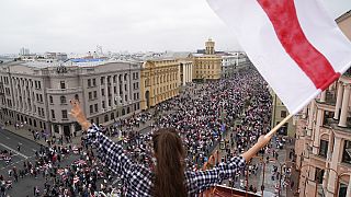 Διαδηλώσεις κατά του καθεστώτος Λουκασένκο στη Λευκορωσία - φώτο αρχείου