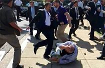 Erdoğan'ın korumaları mayıs 2017'de Washington'daki protestoculara sert müdahalede bulunmuştu