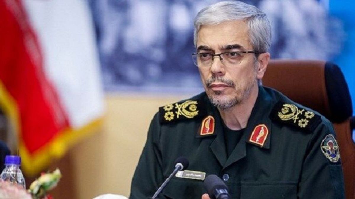 سرلشکر باقری رئیس ستاد کل نیروهای مسلح ایران. 