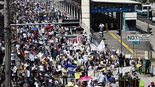 تظاهرات ده‌ها هزار نفر در السالوادور