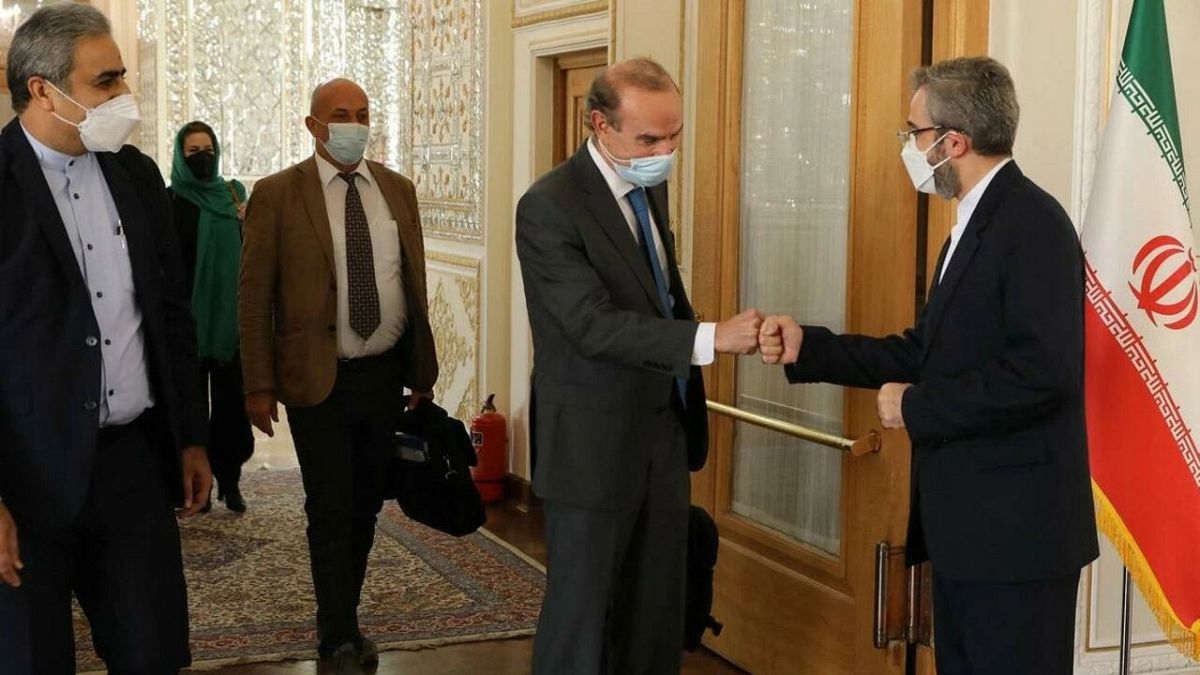 İran Dışişleri Bakanı Yardımcı Ali Baheri, EEAS Genel Sekreter Yardımcısı Enrique Mora