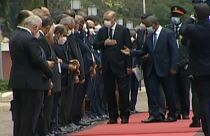 Erdogan an der Seite seines angolanischen Amtskollegen Lourenco in Luanda
