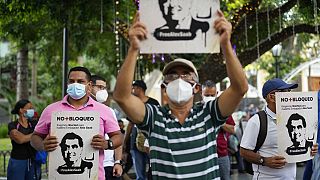 Venezolanos contrarios a la extradición de Saab